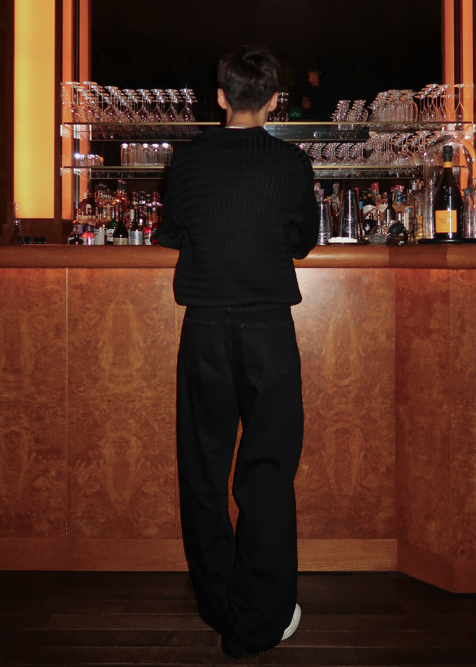 WIDE BLACK JEANS